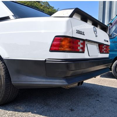 Mercedes Benz 190E W201 Cosworth Style Body Kit + Rear Spoiler