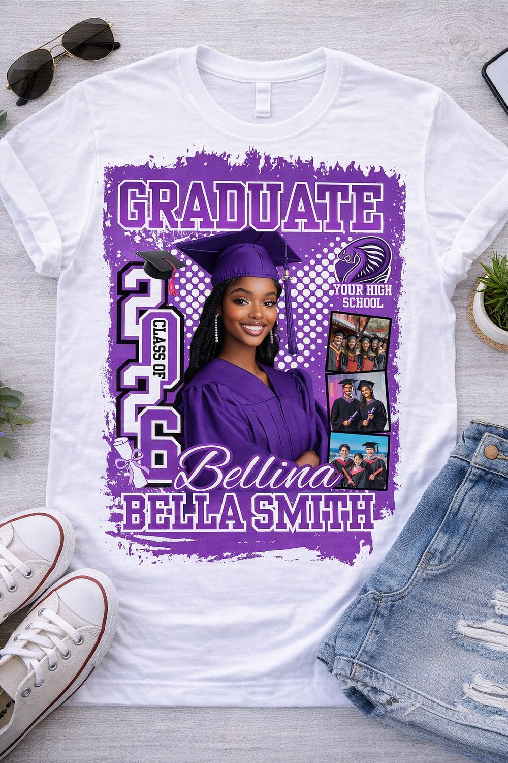 CUSTOM GRADUATION T-SHIRT MADE JUST FOR YOU