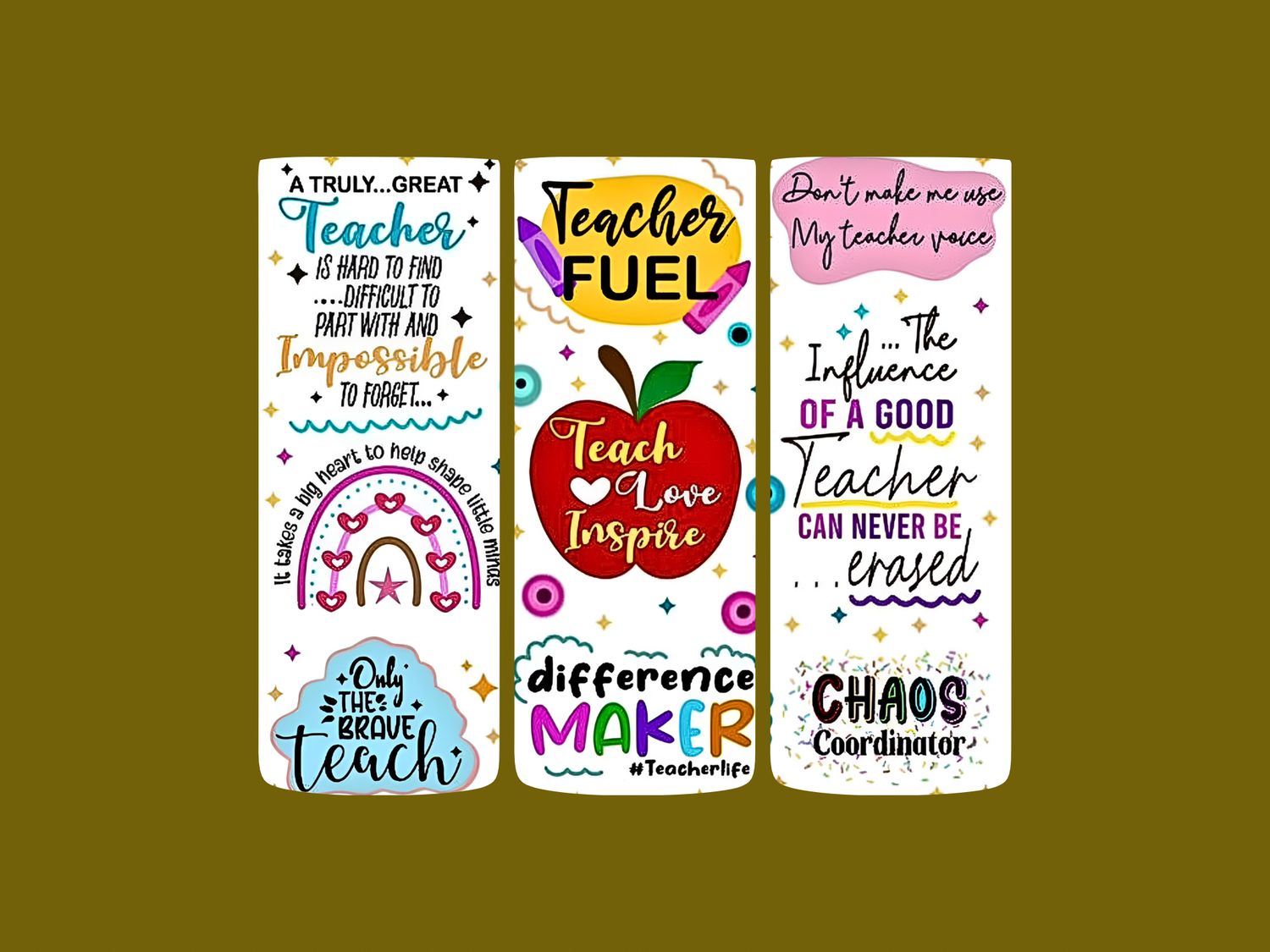 Teacher Inspiration Tumbler – $25