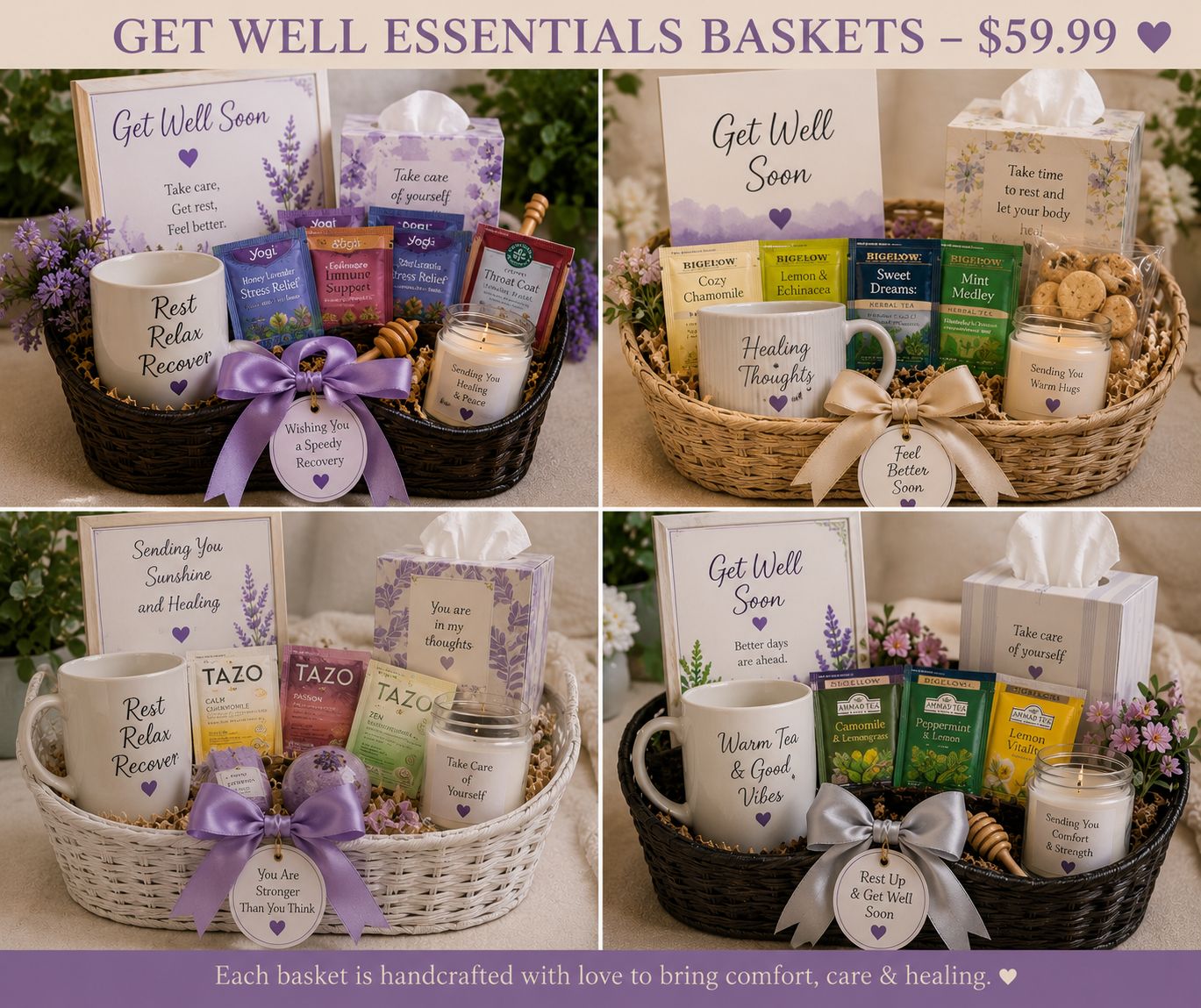 🌿 Get Well Essentials Basket —
