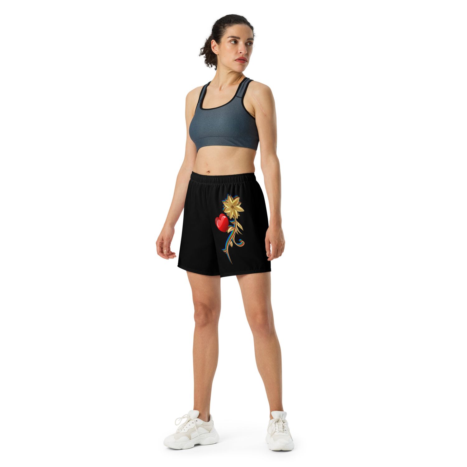 Gym Shorts Flower Bloom