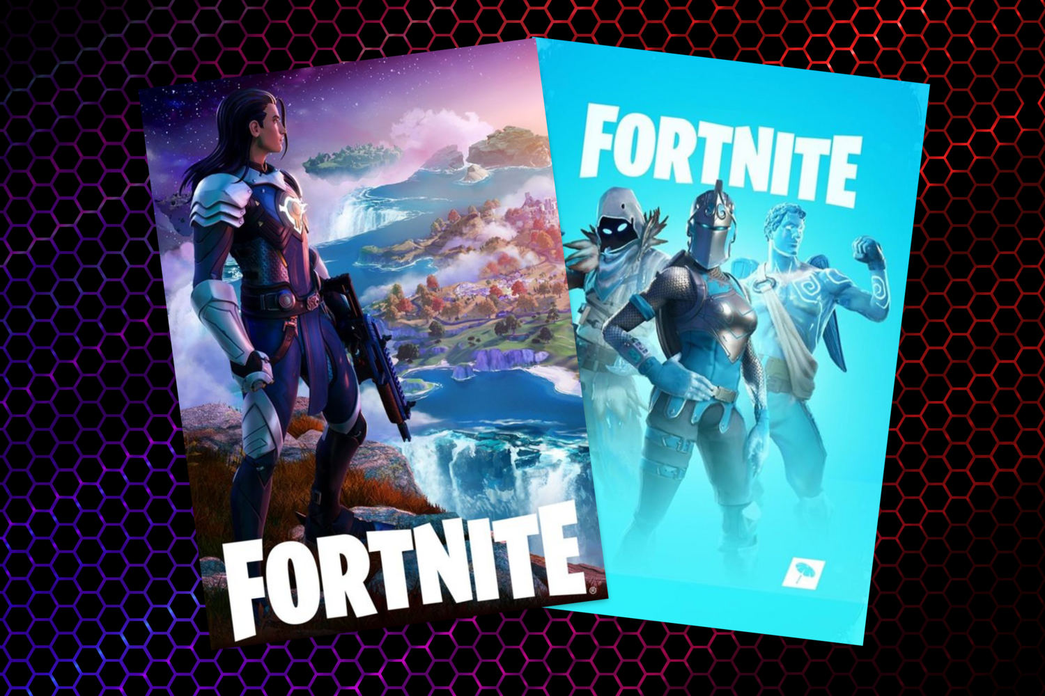 FORTNITE BLEU CLAIR - Pack numérique FORTNITE BLEU CLAIR - Pack numérique