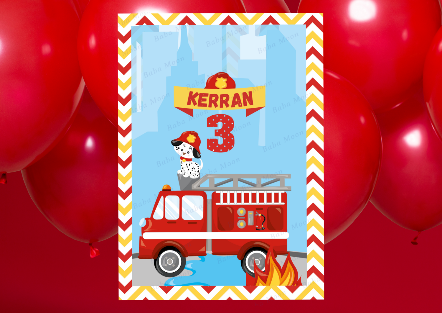 CHIEN POMPIER - Pack numérique