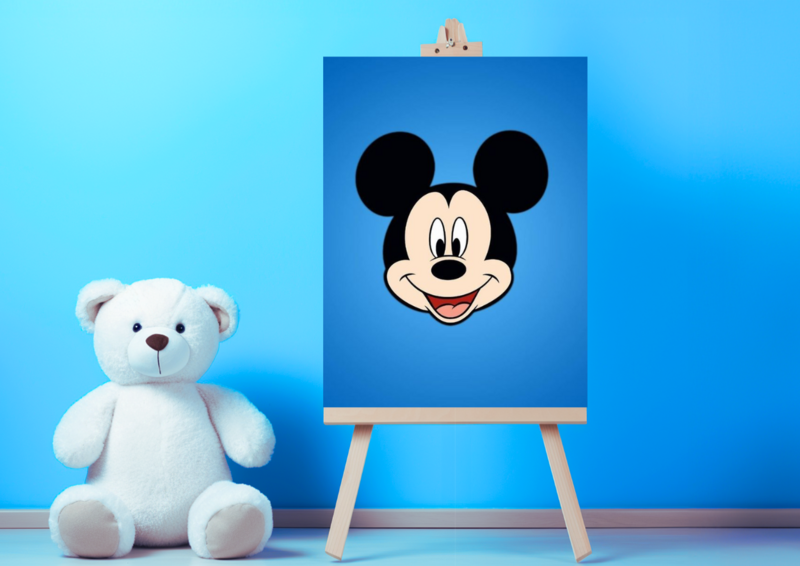 MICKEY BLEU BLANC NOIR - Pack numérique