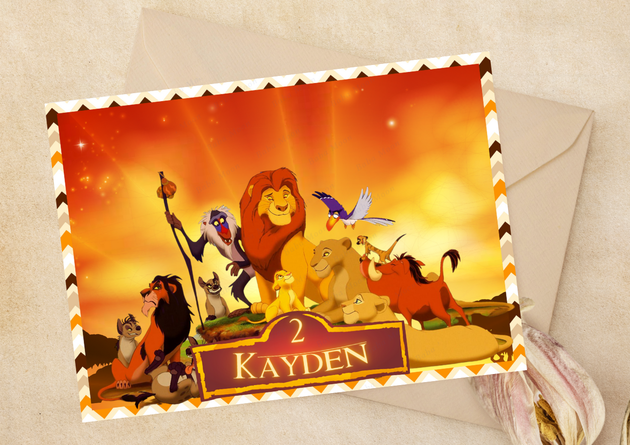 LE ROI LION modèle 1 - Pack numérique LE ROI LION modèle 1 - Pack numérique
