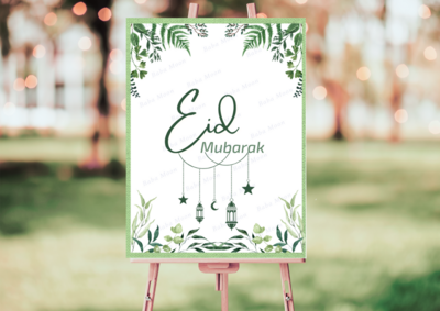 EID MUBARACK VERT - Kit imprimé EID MUBARACK VERT - Kit imprimé