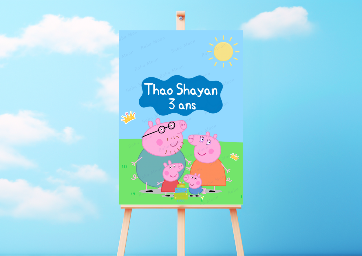 PEPPA PIG bleu - Pack numérique PEPPA PIG bleu - Pack numérique