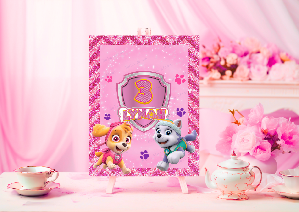 PAT PATROUILLE ROSE - Pack numérique PAT PATROUILLE ROSE - Pack numérique