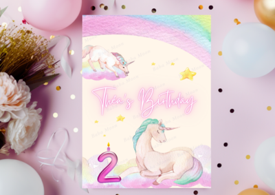 Licorne pastel modèle Théa - Kit imprimé Licorne pastel modèle Théa - Kit imprimé