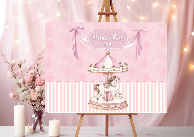CAROUSSEL rose - Pack numérique CAROUSSEL rose - Pack numérique