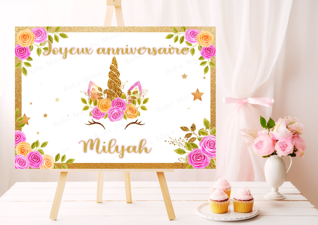 LICORNE ET ROSES - Pack numérique LICORNE ET ROSES - Pack numérique