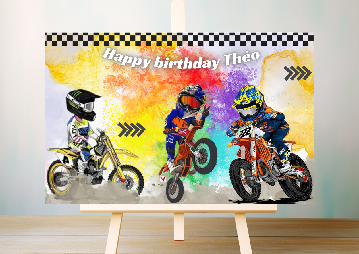 MOTOCROSS - Kit imprimé MOTOCROSS - Kit imprimé