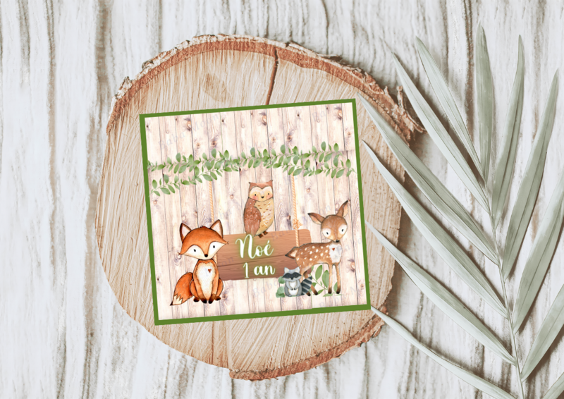 Animaux de la forêt modèle Noé - Pack numérique Animaux de la forêt modèle Noé - Pack numérique