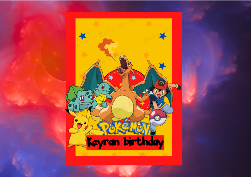 POKEMON JAUNE ET ROUGE - Pack numérique POKEMON JAUNE ET ROUGE - Pack numérique
