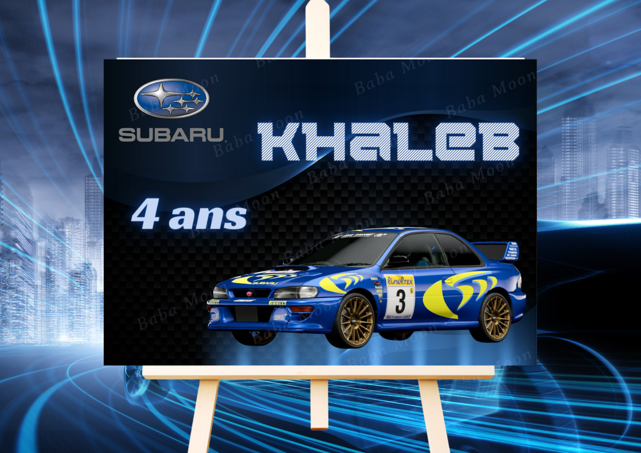 SUBARU modèle Khaleb - Kit imprimé