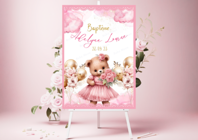OURSON ROSE modèle Adelyne - Pack numérique OURSON ROSE modèle Adelyne - Pack numérique