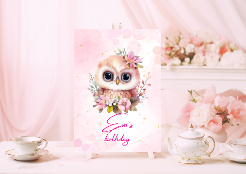 HIBOU ROSE - Pack numérique HIBOU ROSE - Pack numérique