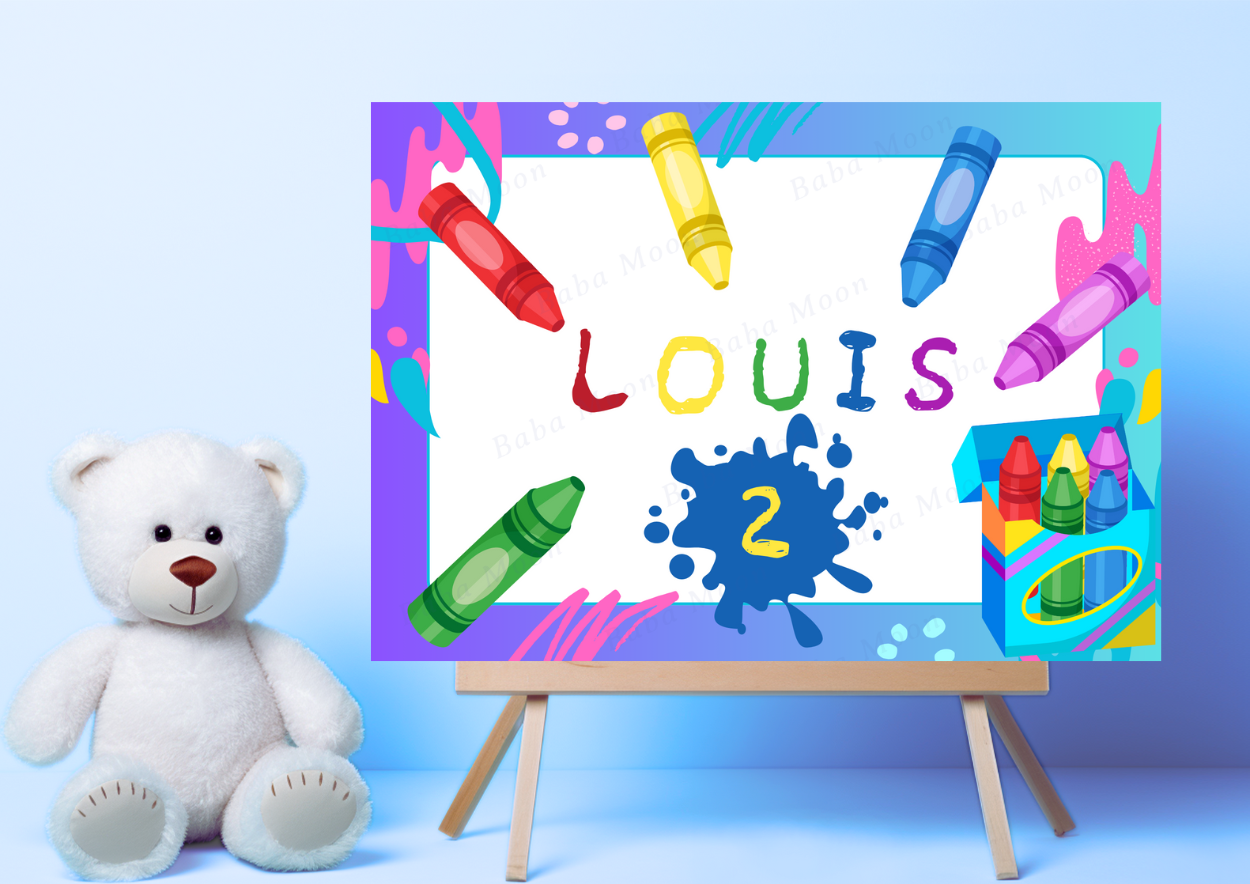 CRAYONS DE COULEURS - Kit imprimé CRAYONS DE COULEURS - Kit imprimé