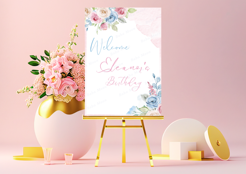 ROSE PASTEL - Kit imprimé