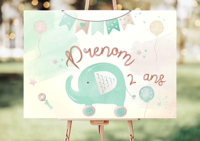 Elephant menthe - Pack numérique Elephant menthe - Pack numérique