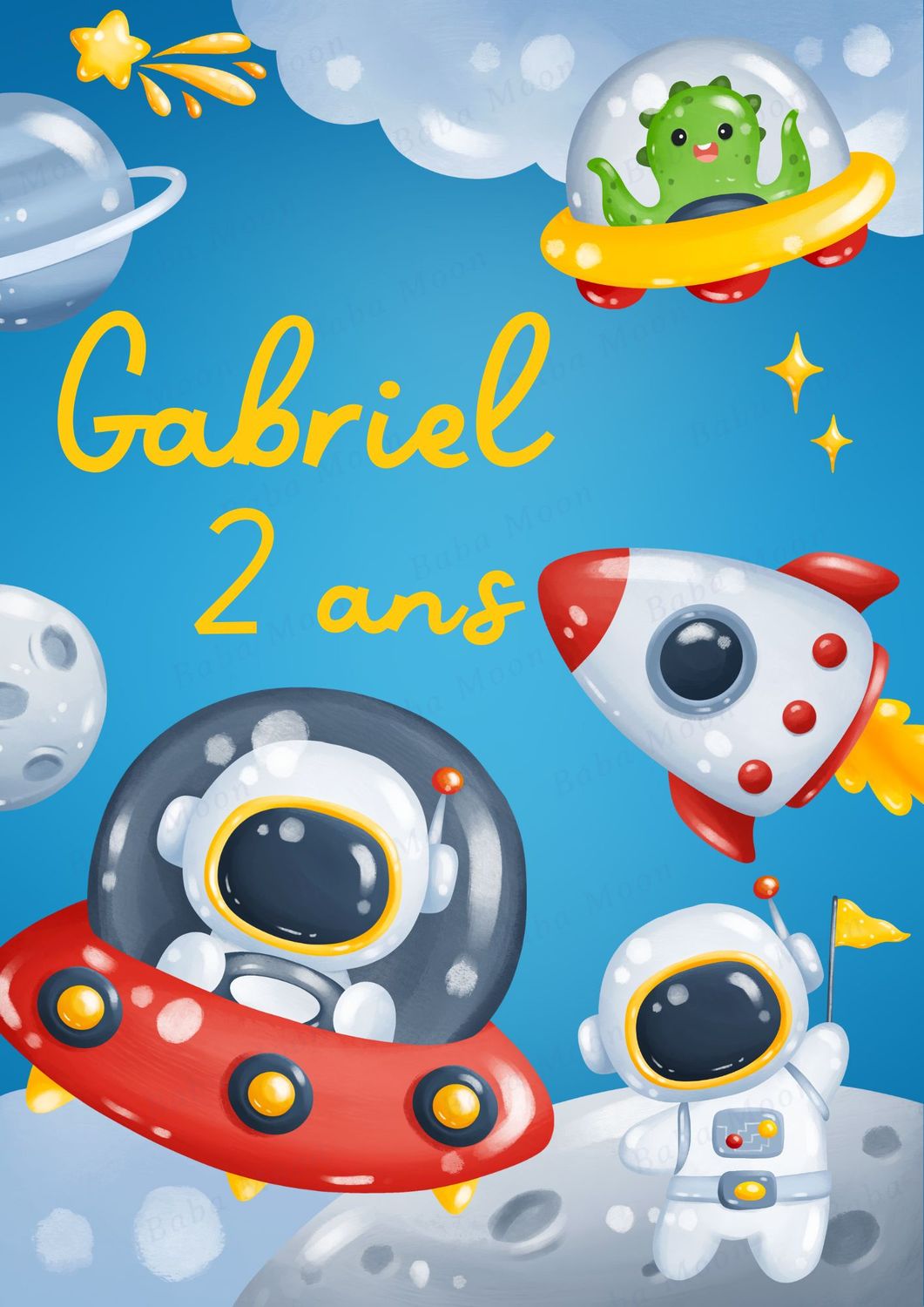ASTRONAUTE modèle Gabriel - Kit imprimé ASTRONAUTE modèle Gabriel - Kit imprimé