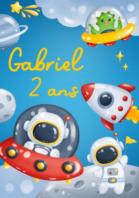 ASTRONAUTE modèle Gabriel - Kit imprimé ASTRONAUTE modèle Gabriel - Kit imprimé
