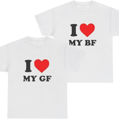 I love my Bf and Gf t shirt