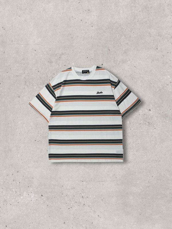 Short Sleeved Loose Striped T-Shirt