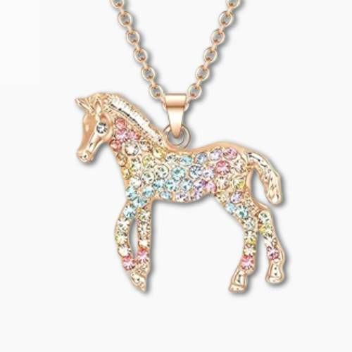 Gold Stallion Necklace
