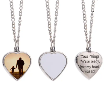 Memorial Cremation Urn Pendant Necklace