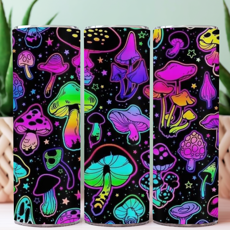 NEON MUSTHROOM TUMBLER