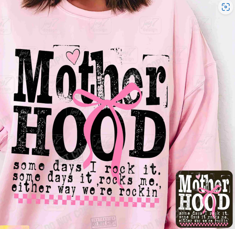 MOTHERHOOD, SOME DAYS I ROCK IT