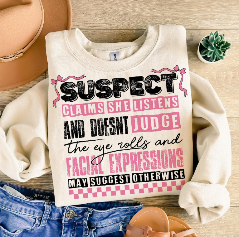 SUSPECT CLAIMS SHE LISTENS