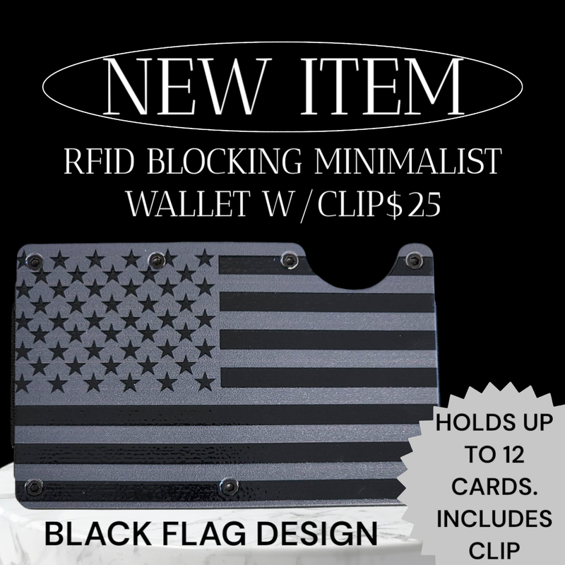 BLACK FLAG MINIMALIST WALLET