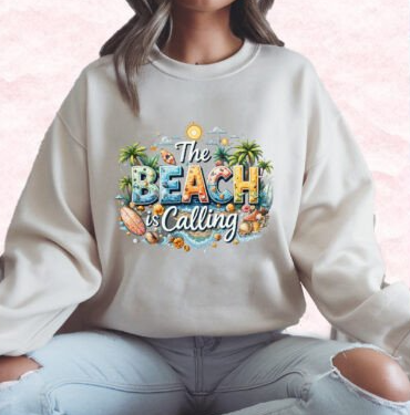 THE BEACH IS CALLING  (LONG SLEEVE)