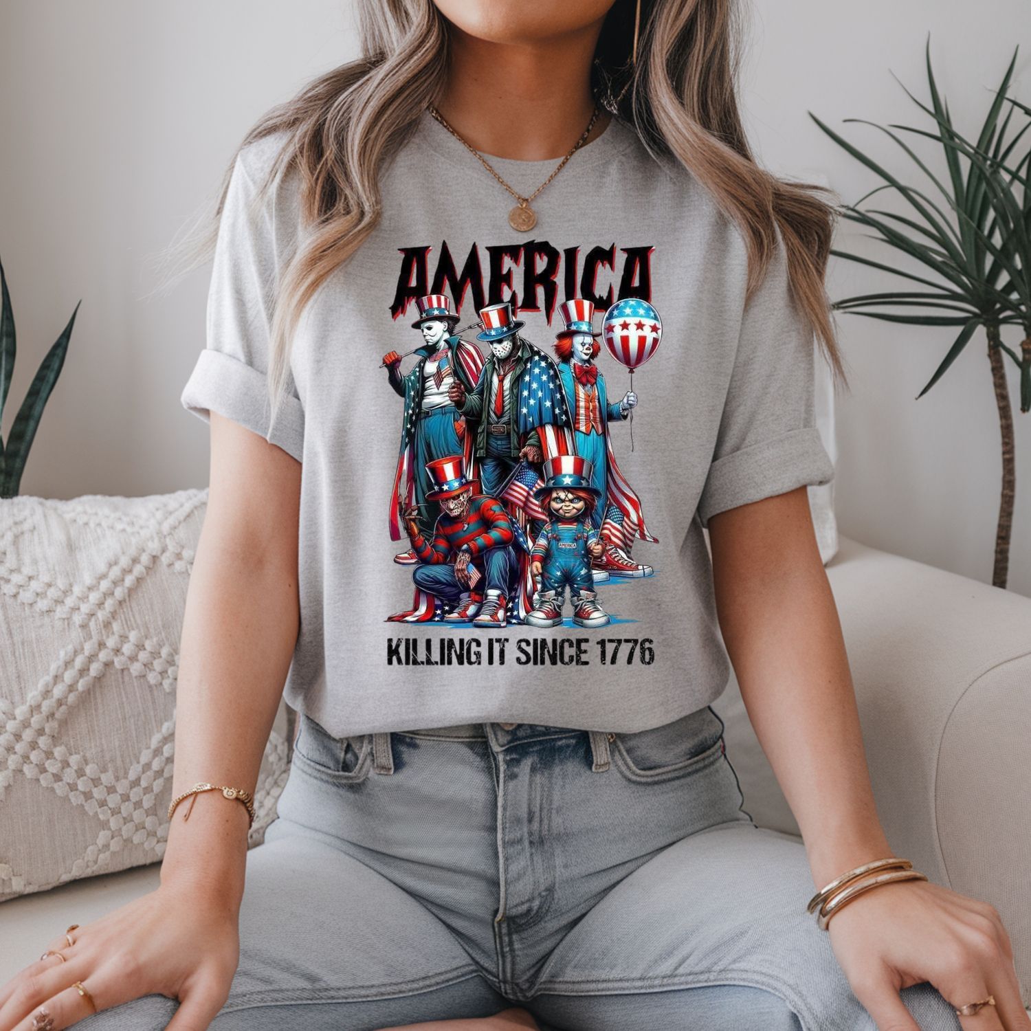 AMERICA KILLING IT SINCE 1776 (HORROR CHARACTERS)