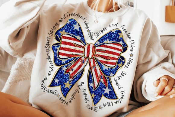 4TH OF JULY COQUETTE BOW