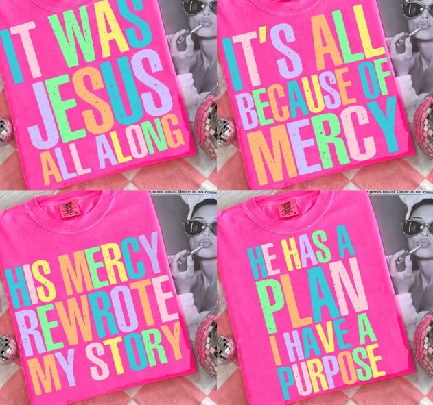 HIS MERCY REWROTE MY STORY, BIBLE VERSE