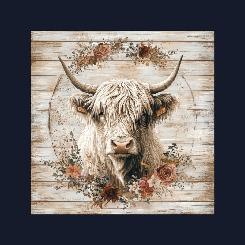 ​&quot;HIGHLAND COW&quot; 2x2 Magnet