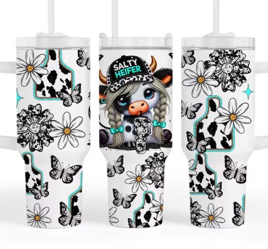 SALTY HEIFER 40OZ TUMBLER