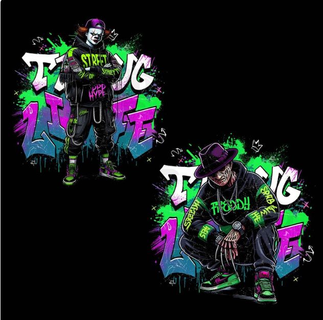THUG LIFE HORROR CHARACTERS