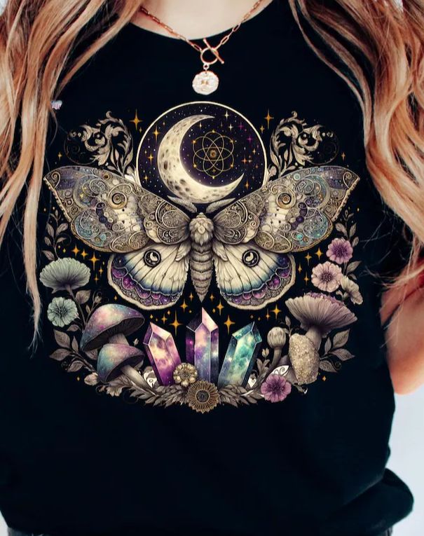 Celestial lunar moth