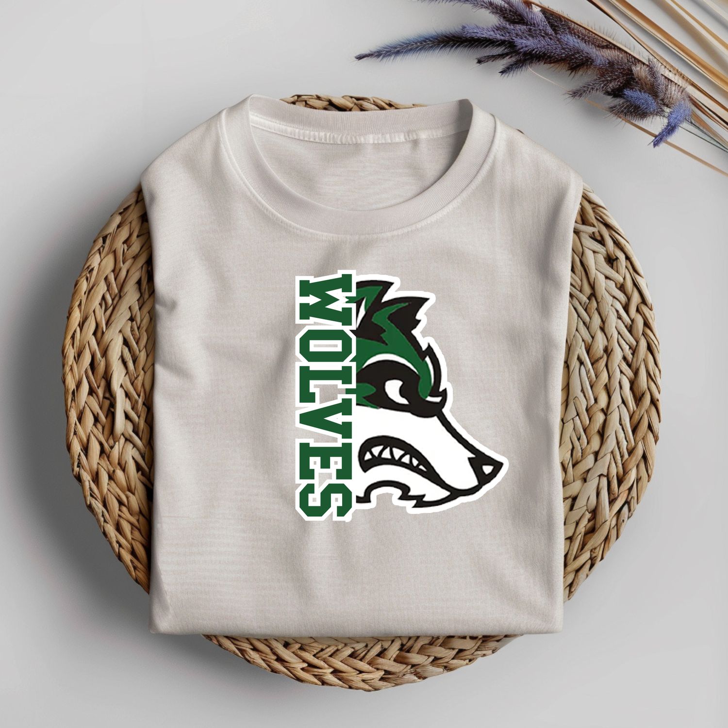 SPLIT LOGO SCHOOL SPIRIT