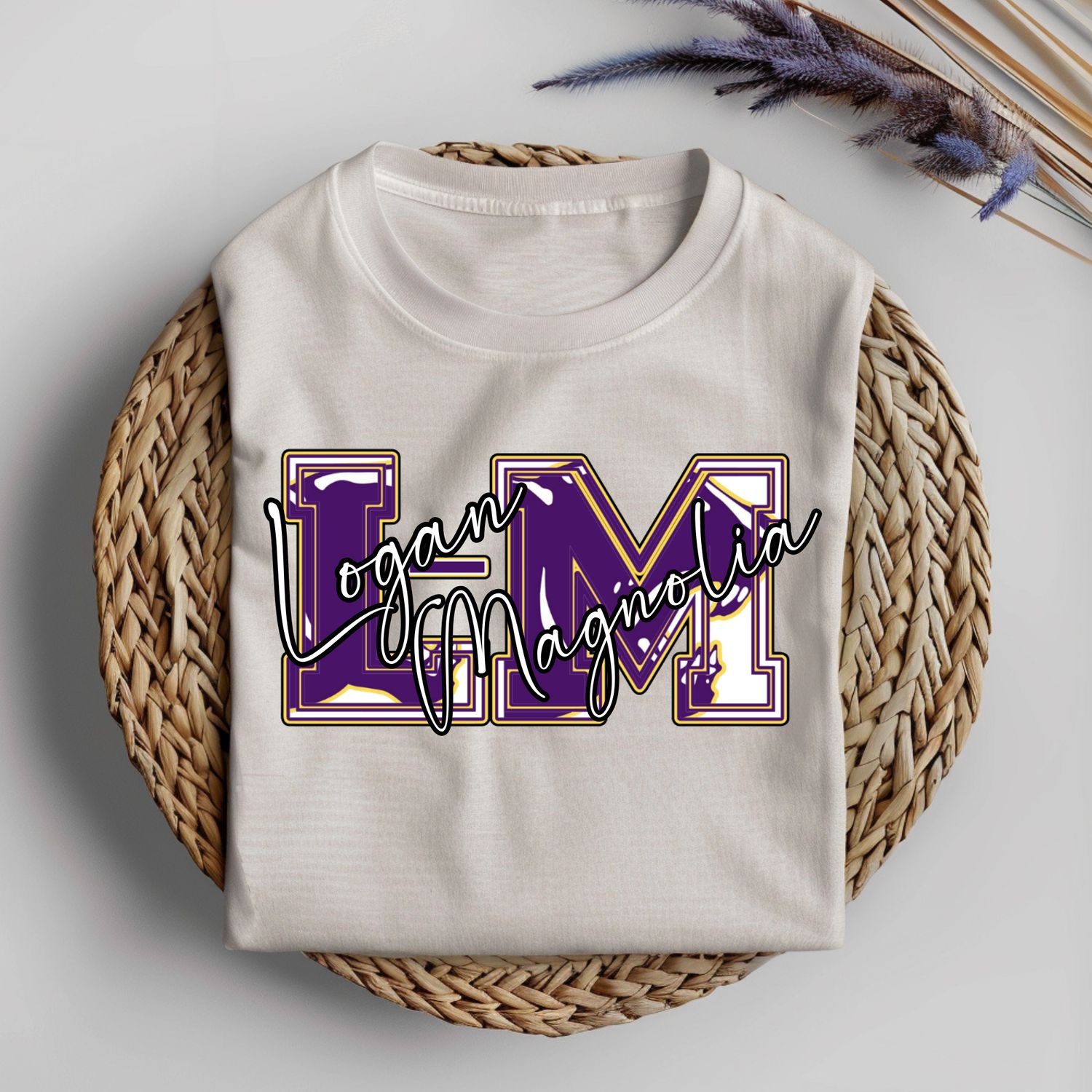 LETTER LOGO SCHOOL SPIRIT