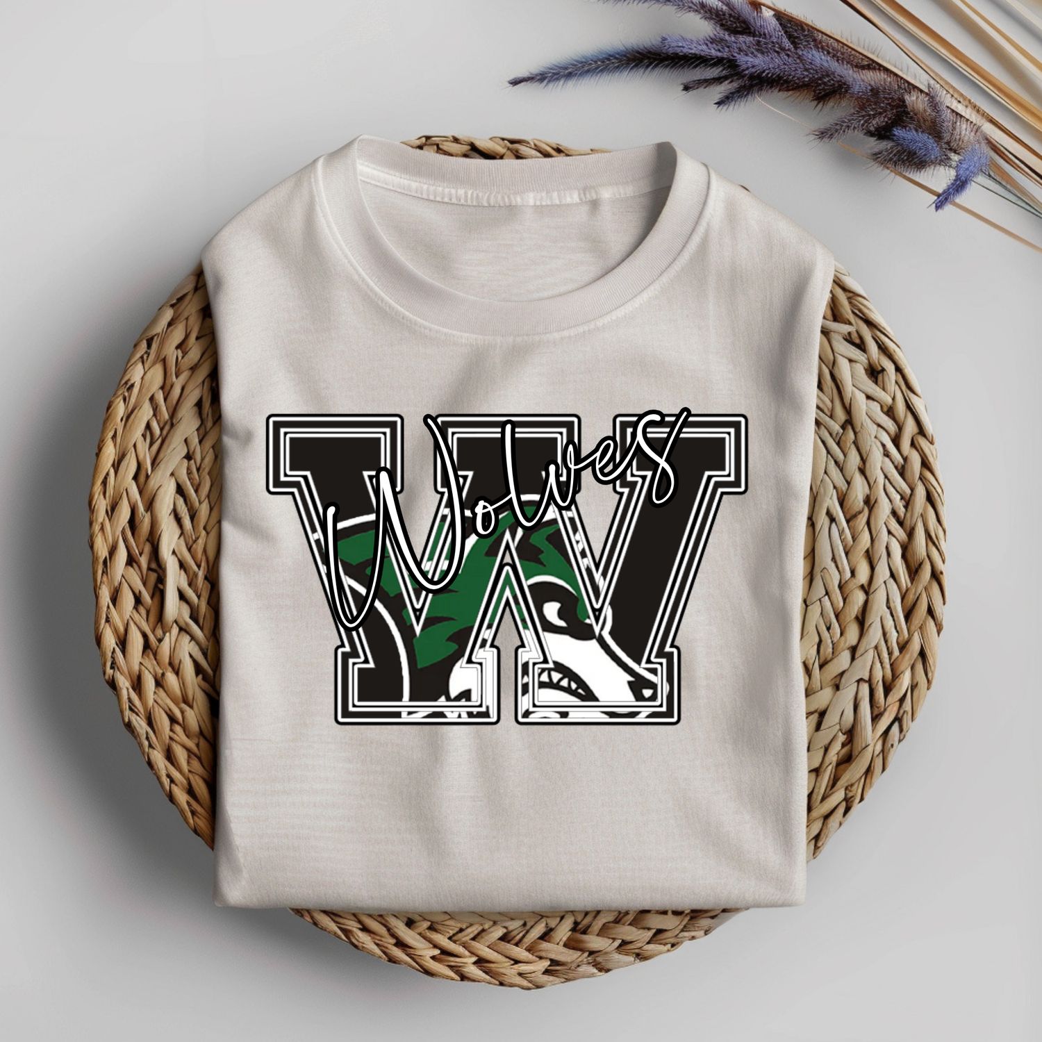 LETTER LOGO SCHOOL SPIRIT