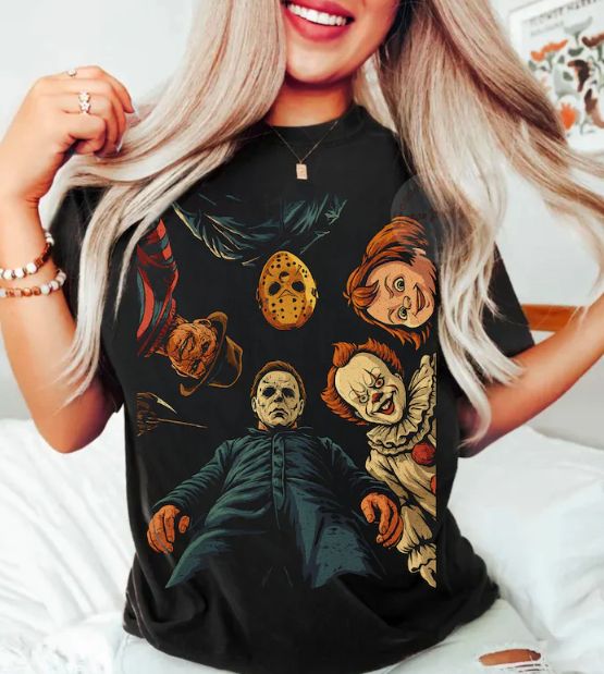 Retro Halloween Characters