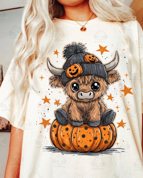 Halloween Highland Cow
