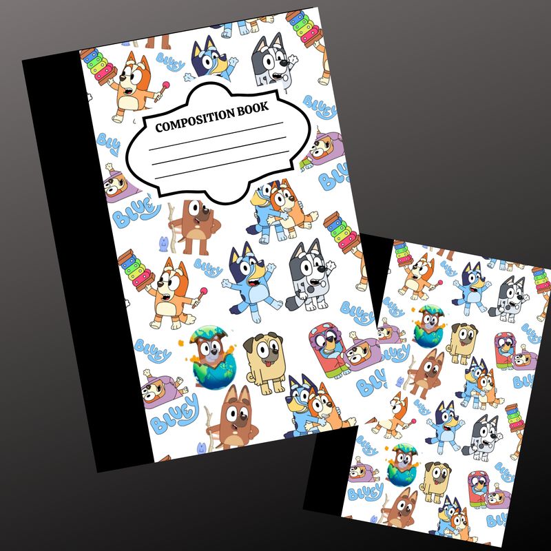 BLUEY COMPOSITION NOTEBOOK