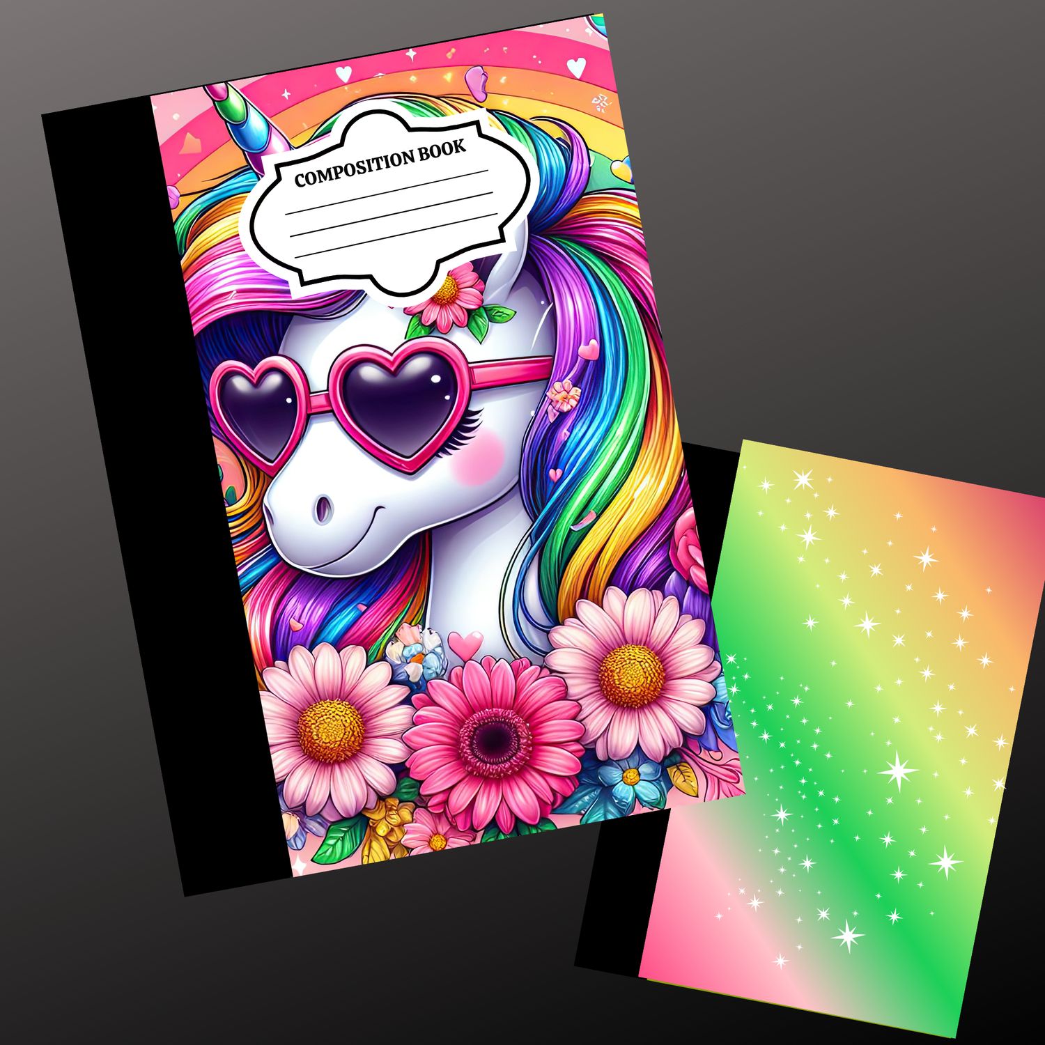 UNICORN COMPOSITION NOTEBOOK