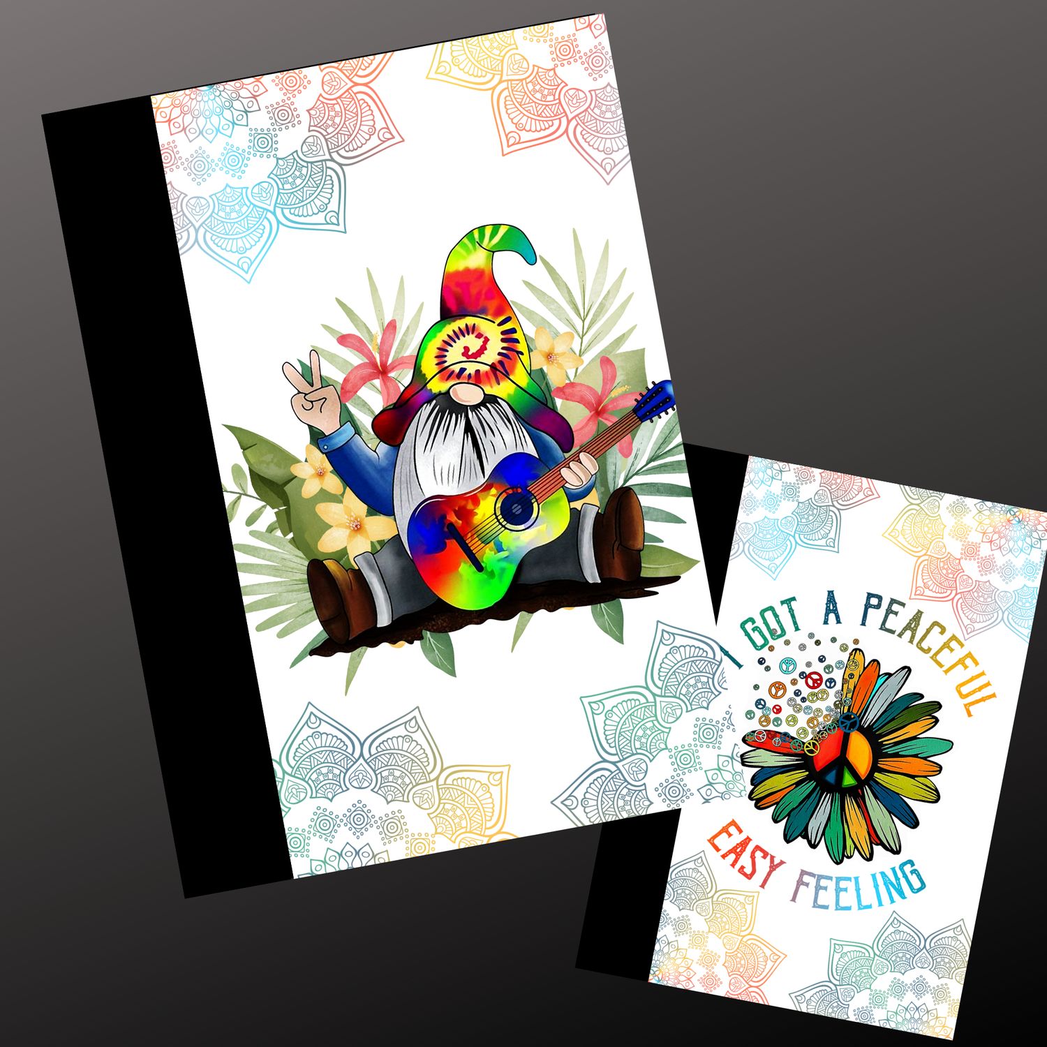 HIPPY GNOME COMPOSITION NOTEBOOK
